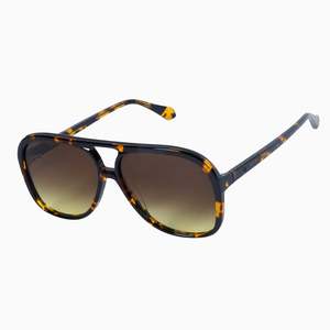 Bang - Dark Tort w. Matte Black Metal Trim/Brown Gradient Lens