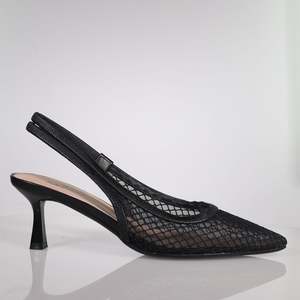 Mist Mesh Heel - Black Mesh