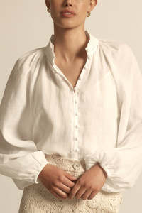 Zoe Kratzmann: Solstice Top - Porcelain