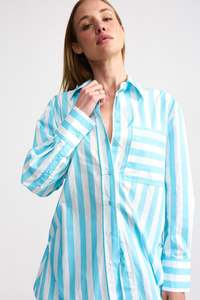 New: Buddy Shirt - Carribean Stripe