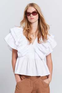 Funfair Top - White