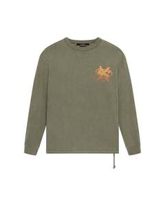 Mens T Shirts: Zero Heroes LS Tee - Militant