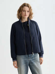 Scotch Soda: Reversible Quilted Bomber - Sky Captain
