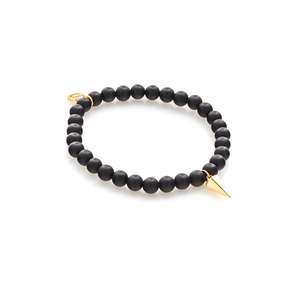 All For One Bracelet - Black Onyx/Gold