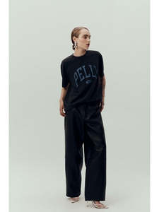Womens Tee Shirts: Pelly Studio Tee - Vintage Black