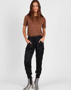 Womens Tee Shirts: Merino Classic Tee - Cinnamon