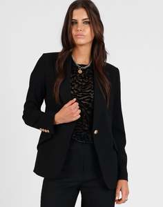 Storm: Tailored Blazer - Black