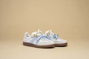 Womens Footwear: Asfvlt Elite Classic - Cream Pony Hair/Blue