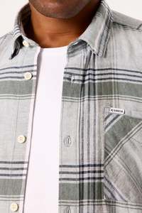 Check L/S Shirt - Sage Green