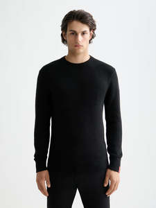 Soft Knit Regular Fit Crewneck - Meteorite