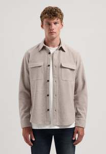 New Mens: Ulrik Overshirt - Ghost Grey
