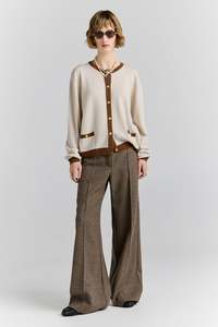 Karen Walker: Marie Cardigan - Stone