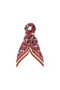 Monogram Large Check Classic Scarf - Plum Multi