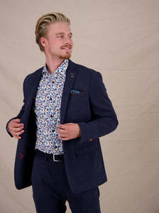 Pheasant LS Shirt - Multicolour Blue