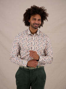 Pheasant LS Shirt - Multicolour Brown