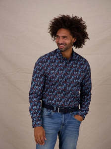 Pheasant LS Shirt - Navy