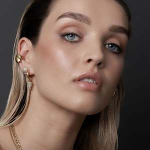 Jewellery: Voltage Studs - Gold/CZ