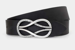 Solid Hide Belt - Black