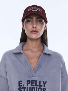 Accessories: EP Collegiate Cap - Deep Cherry