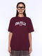 Ivy Relaxed Tee - Burgundy/Ena Pelly