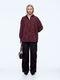 Gigi Everyday Check Shirt - Burgundy Check