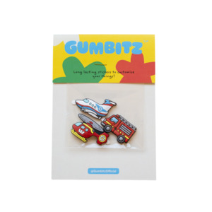 Pink Pack: Gumbitz Sticker Mixed Pack | Emergency Vehicles