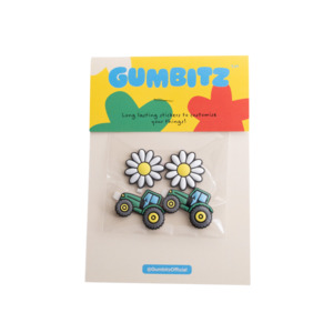 Gumbitz Sticker Set | Daisies & Green Tractors