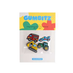 Gumbitz Sticker Mixed Pack | All Wheels Pack Green Tractor and Blue Car