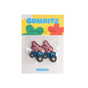 Pink Pack: Gumbitz Sticker Set | Butterflies and Blue Tractor