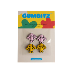 Gumbitz Sticker Set | Pink Bunnies & Yellow Bunnies