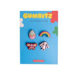 Gumbitz Bag Pins | Pink Mix
