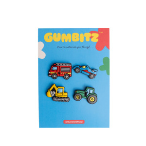 Gumbitz Bag Pins | Mixed Vehicles (Green Tractor)