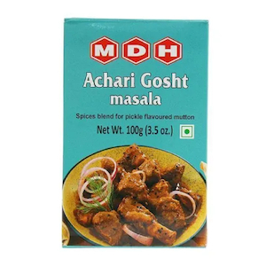 Products: Achari Gosht Masala MDH - 100gm - THE FOODLAND