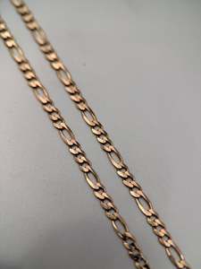 All Rings: Figaro Necklace 46cm