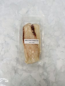 Products: Talley's - Snapper Fillet Skin-Pack Tray - approx. 300g - Frozen - Guytons