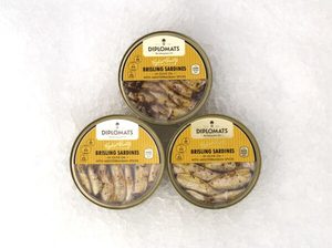 Brisling Sardines in Olive Oil with Mediterranean Spices 160g - Guytons