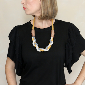 Products: Twisted Rope Necklace Gwyneth Hulse Design