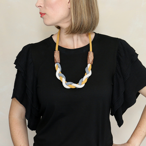 Products: Twisted Rope Necklace Gwyneth Hulse Design