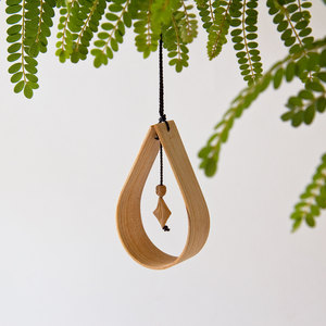 Products: Steam Bent Kauri Christmas Decorations Gwyneth Hulse Design