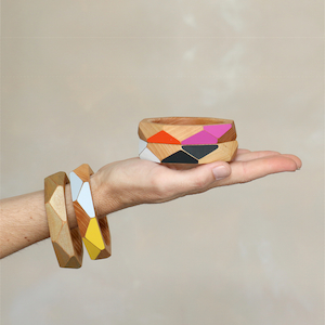 Faceted Bangle — Thin Gwyneth Hulse Design