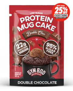 GYM BOD Double Choc Protein Mug Cake