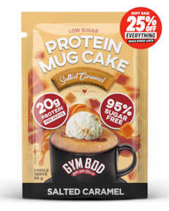 GYM BOD Salted Caramel Mug Cakes