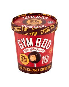 In: GYM BOD Salted Caramel Choc Top Ice Cre*m 475ml