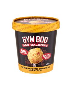 GYM BOD Honeycomb Crunch Ice Cre*m 475ml