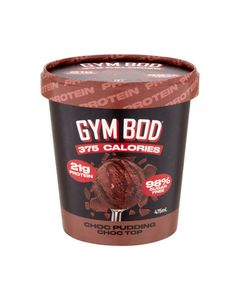 GYM BOD Choc Pudding Choc Top Ice Cre*m 475ml