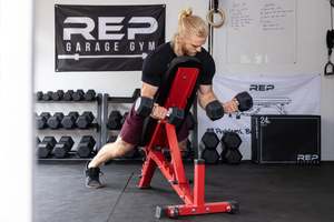 Rep Fitness: Rep Fitness - AB3100 - Metallic Black