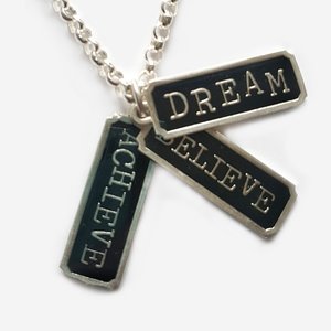 Products: Dream, Believe, Achieve Pendant with Chain
