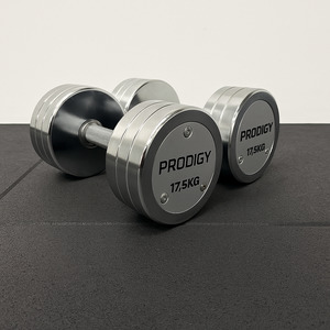 Dumbbells: Prodigy Polished Chrome Dumbbells – 2.5kg to 30kg