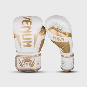 Venum Elite Boxing Gloves | White/Gold
