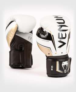 All Gloves: Venum Elite Boxing Gloves 2.0 - white/gold